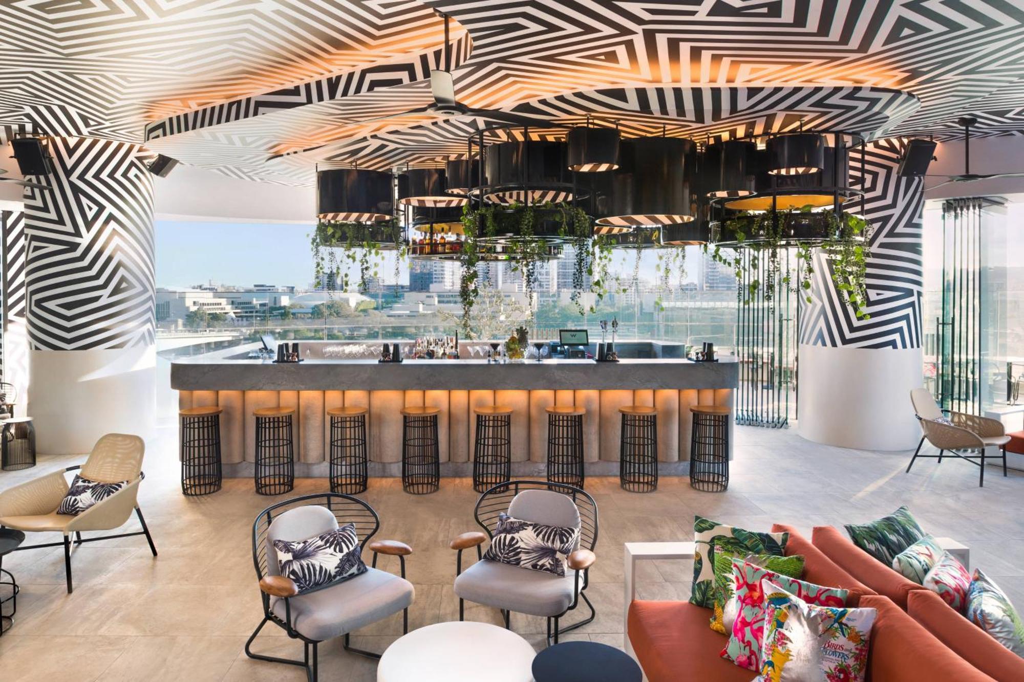 فندق دبليو بريسبان بريزبين المظهر الخارجي الصورة The rooftop bar at the hotel
